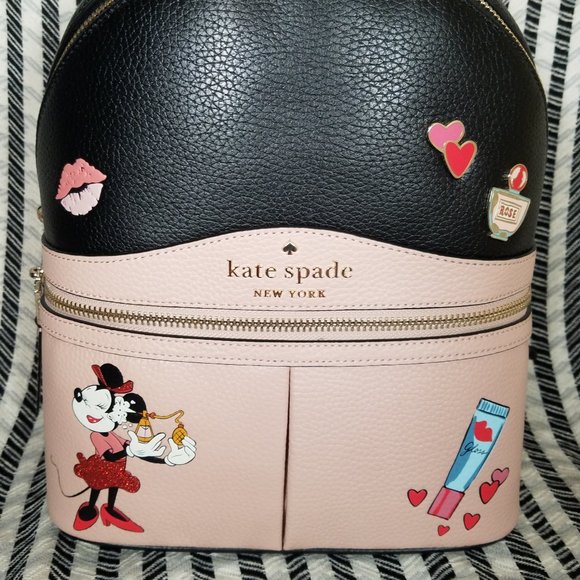 kate Spade karina medium minnie mouse backpack main image 8